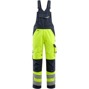 MASCOT® Overall med knlommer Hi-Vis Gul/Mrk Marine 15569-860-17010