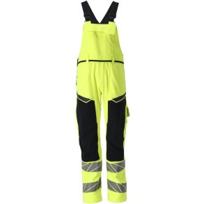 MASCOT® Overall med knlommer Hi-Vis Gul/Mrk Marine 21369-281-17010