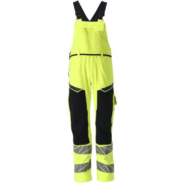 MASCOT&reg; Overall med knlommer Hi-Vis Gul/Mrk Marine 21369-281-17010