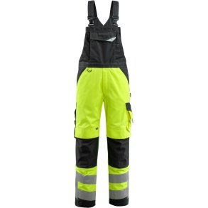 MASCOT® Overall med knlommer Hi-Vis Gul/Sort 15569-860-1709