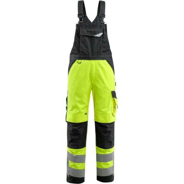 MASCOT&reg; Overall med knlommer Hi-Vis Gul/Sort 15569-860-1709