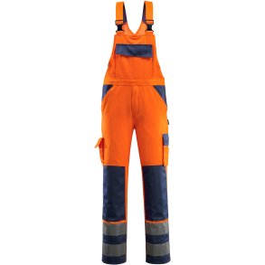 MASCOT® Overall med knlommer Hi-Vis Orange/Marine 07169-860-141