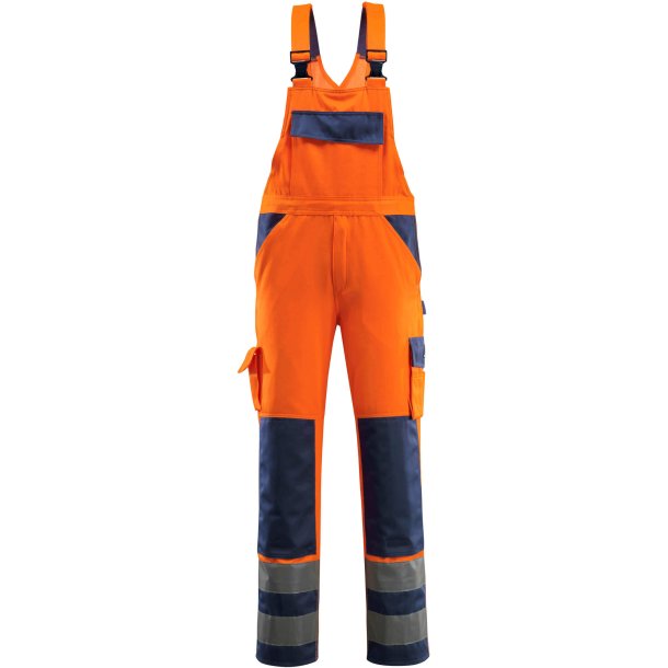 MASCOT&reg; Overall med knlommer Hi-Vis Orange/Marine 07169-860-141