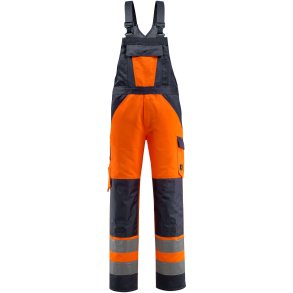 MASCOT® Overall med knlommer Hi-Vis Orange/Mrk Marine 15969-948-14010
