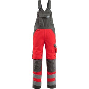 MASCOT® Overall med knlommer Hi-Vis Rd/Mrk Antracit 15569-860-22218