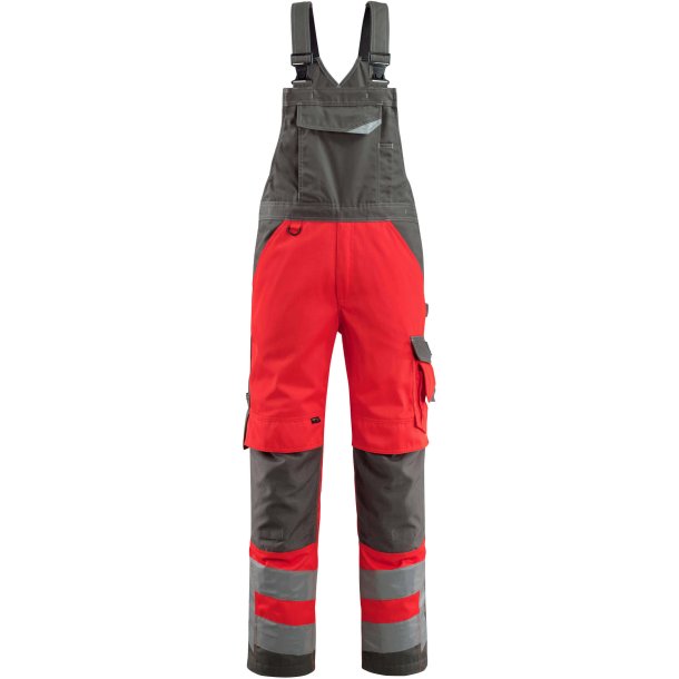 MASCOT&reg; Overall med knlommer Hi-Vis Rd/Mrk Antracit 15569-860-22218