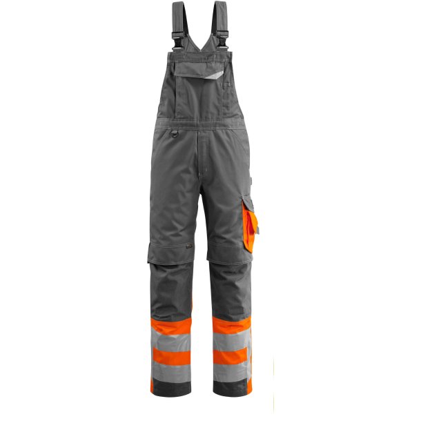 MASCOT&reg; Overall med knlommer Mrk Antracit/Hi-Vis Orange 15669-860-1814