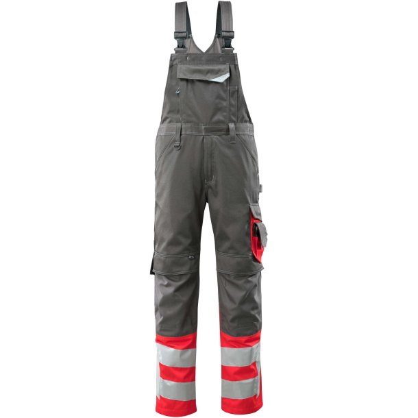 MASCOT&reg; Overall med knlommer Mrk Antracit/Hi-Vis Rd 15669-860-18222