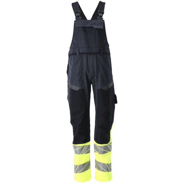 MASCOT&reg; Overall med knlommer Mrk Marine/Hi-Vis Gul 21469-281-01017