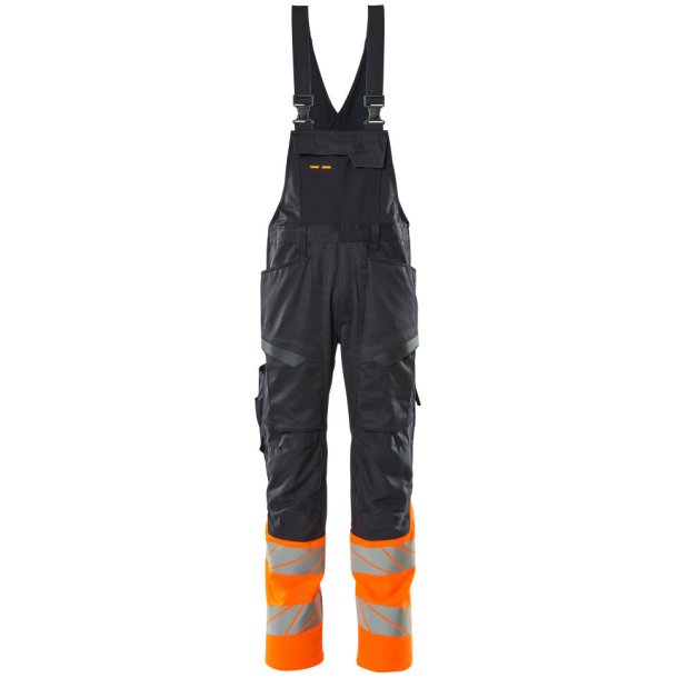 MASCOT&reg; Overall med knlommer Mrk Marine/Hi-Vis Orange 19669-236-01014