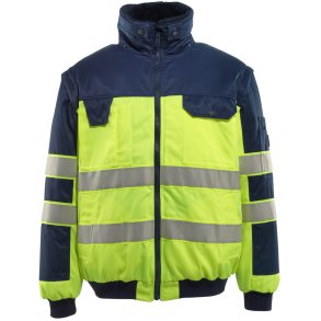 MASCOT® Pilotjakke Hi-Vis Gul/Marine 00920-660-171