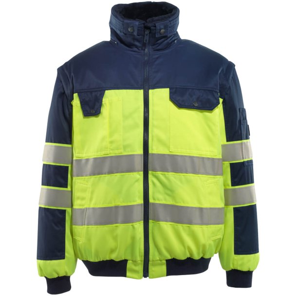 MASCOT&reg; Pilotjakke Hi-Vis Gul/Marine 00920-660-171
