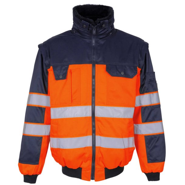 MASCOT Pilotjakke Hi-Vis Orange/Marine 00920-660-141