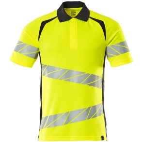 MASCOT® Poloshirt Hi-Vis Gul/Mrk Marine 19083-771-17010