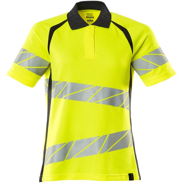 MASCOT Poloshirt Hi-Vis Gul/Mrk Marine 19093-771-17010