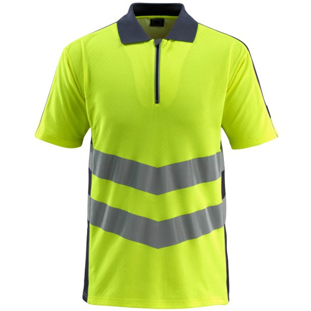 MASCOT Poloshirt Hi-Vis Gul/Mrk Marine 50130-933-17010