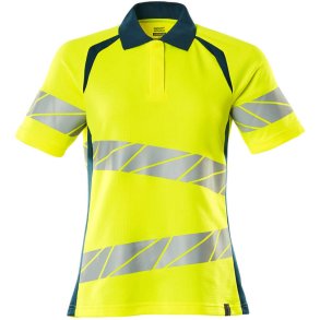 MASCOT® Poloshirt Hi-Vis Gul/Mrk Petroleum 19093-771-1744