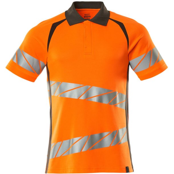 MASCOT Poloshirt Hi-Vis Orange/Mrk Antracit 19083-771-1418