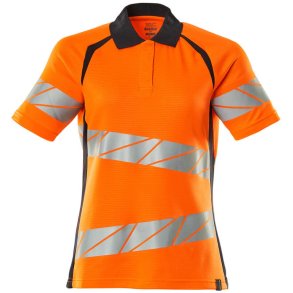 MASCOT® Poloshirt Hi-Vis Orange/Mrk Marine 19093-771-14010