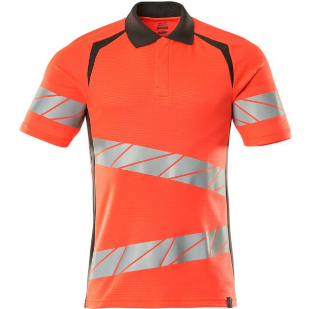 MASCOT Poloshirt Hi-Vis Rd/Mrk Antracit 19083-771-22218