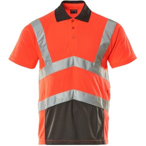 MASCOT® Poloshirt Hi-Vis Rd/Mrk Antracit 50117-949-A49