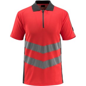 MASCOT® Poloshirt Hi-Vis Rd/Mrk Antracit 50130-933-22218