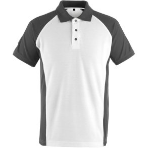 MASCOT® Poloshirt Hvid/Mrk Antracit 50569-961-0618