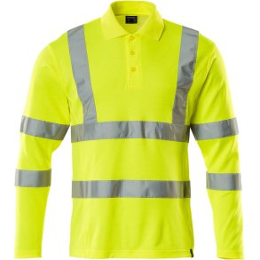 MASCOT® Poloshirt, langrmet Hi-Vis Gul 18283-995-17