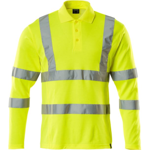 MASCOT Poloshirt, langrmet Hi-Vis Gul 18283-995-17