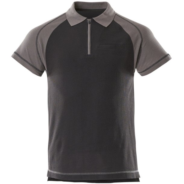 MASCOT® Poloshirt med brystlomme Sort/Antracit 50302-260-9888
