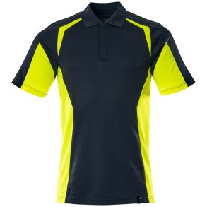 MASCOT® Poloshirt Mrk Marine/Hi-Vis Gul 22083-771-01017