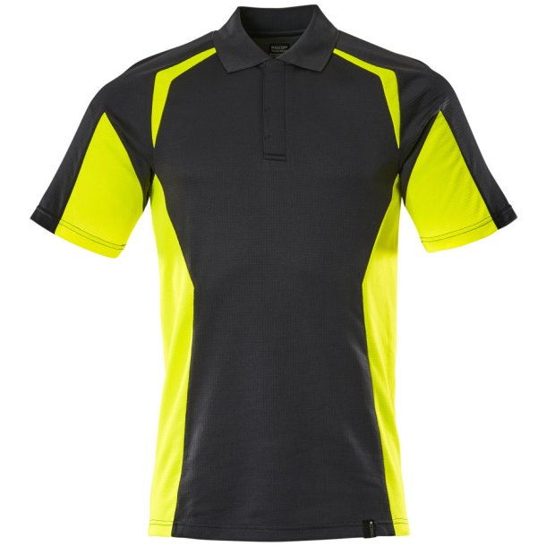 MASCOT® Poloshirt Sort/Hi-Vis Gul 22083-771-0917