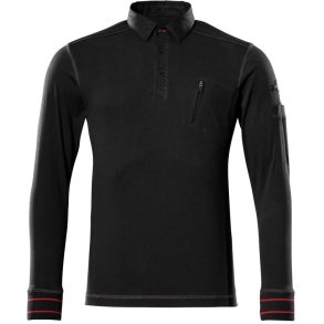 MASCOT® Polosweatshirt Sort 50352-833-09