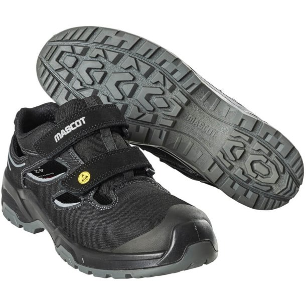 MASCOT&reg; Sikkerhedssandaler Sort/Slv F0100-910-09880