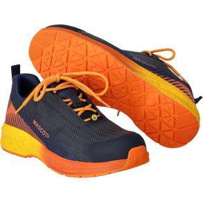 MASCOT® Sikkerhedssko Mrk Marine/Strk Orange F1600-909-01098