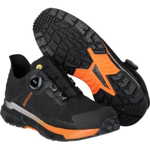 MASCOT® Sikkerhedssko Sort/Strk Orange F1680-704-0998