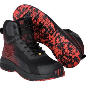 MASCOT® Sikkerhedsstvle Sort/Signalrd F1503-909-09202