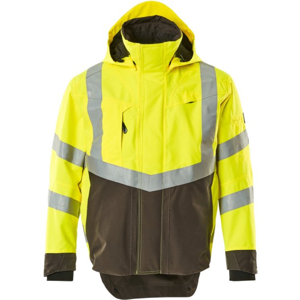 MASCOT Skaljakke Hi-Vis Gul/Mrk Antracit 15501-231-1718