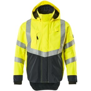 MASCOT® Skaljakke Hi-Vis Gul/Mrk Marine 15501-231-17010
