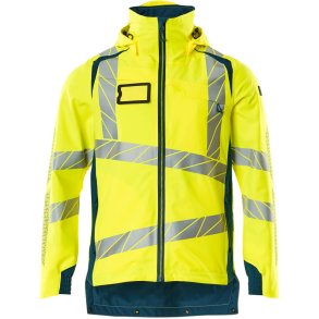 MASCOT® Skaljakke Hi-Vis Gul/Mrk Petroleum 19001-449-1744