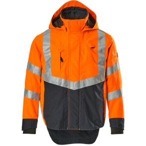 MASCOT® Skaljakke Hi-Vis Orange/Mrk Marine 15501-231-14010