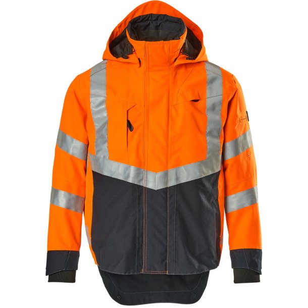 MASCOT Skaljakke Hi-Vis Orange/Mrk Marine 15501-231-14010