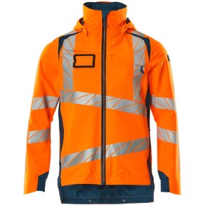 MASCOT® Skaljakke Hi-Vis Orange/Mrk Petroleum 19001-449-1444
