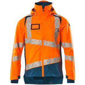 MASCOT® Skaljakke Hi-Vis Orange/Mrk Petroleum 19301-231-1444
