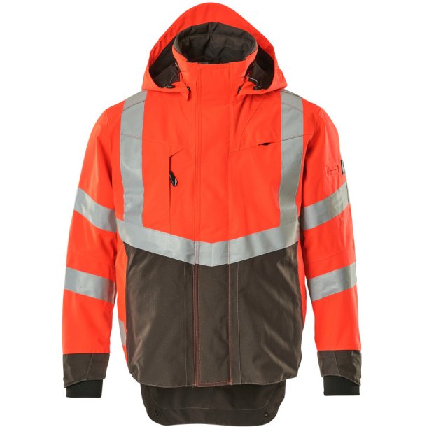 MASCOT Skaljakke Hi-Vis Rd/Mrk Antracit 15501-231-22218