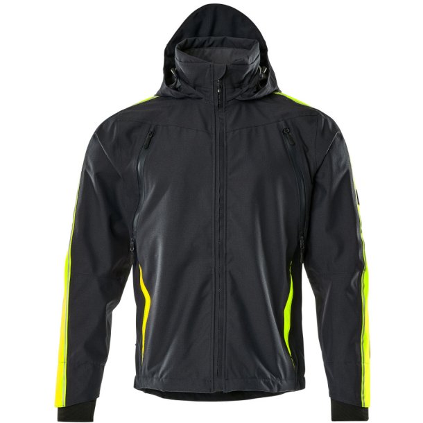 MASCOT&reg; Skaljakke Sort/Hi-Vis Gul 15001-222-0917