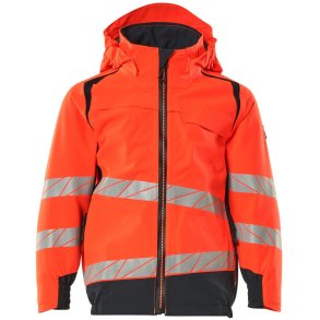 MASCOT® Skaljakke til brn Hi-Vis Rd/Mrk Marine 19901-449-22210