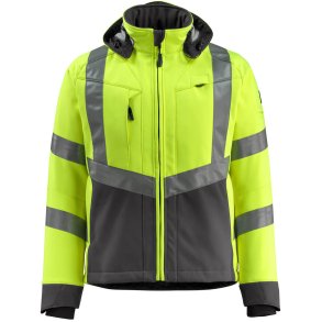 MASCOT® Softshell jakke Hi-Vis Gul/Mrk Antracit 15502-246-1718