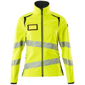 MASCOT® Softshell jakke Hi-Vis Gul/Mrk Marine 19012-143-17010