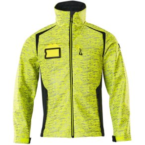 MASCOT® Softshell jakke Hi-Vis Gul/Mrk Marine 19202-291-17010
